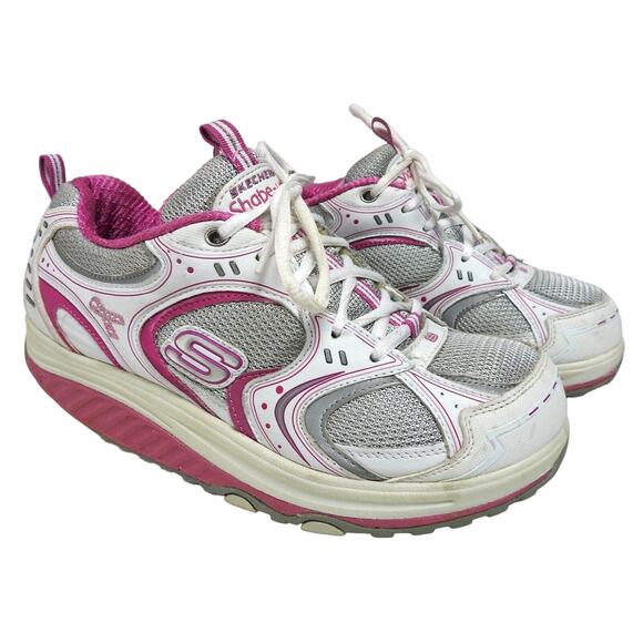 Skechers Shape-ups BREAST CANCER AWARENESS Women's Shoes 12309 Pink Ribbon 8.5 - Picture 1 of 11